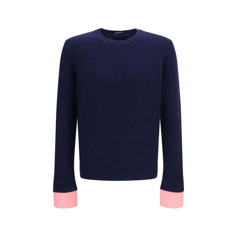 Prada Blue Wool Oves Aries Men's Sweatshirt